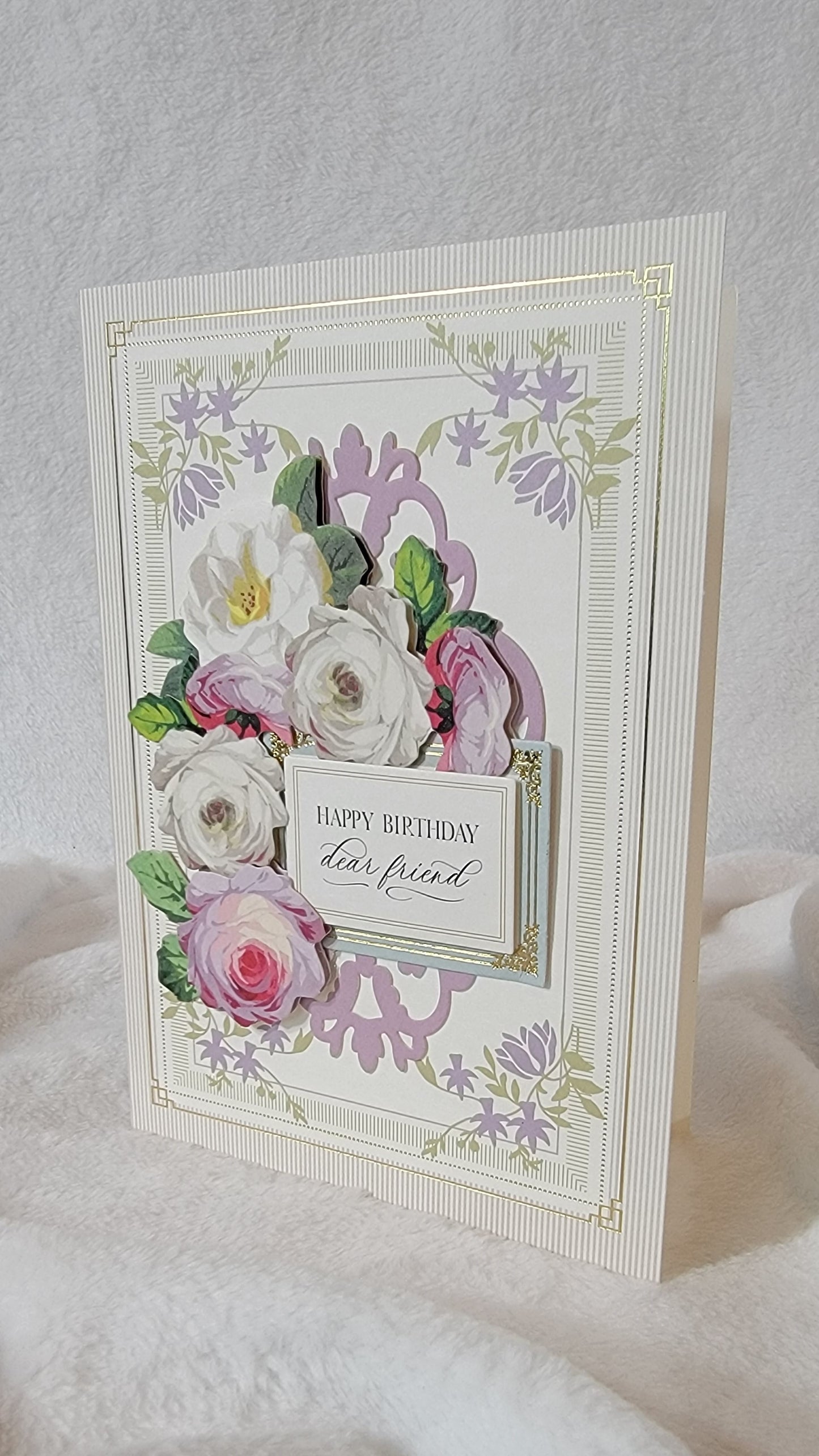 WISHING YOU THE HAPPIEST BIRTHDAY GREETING CARD/ 4 Styles