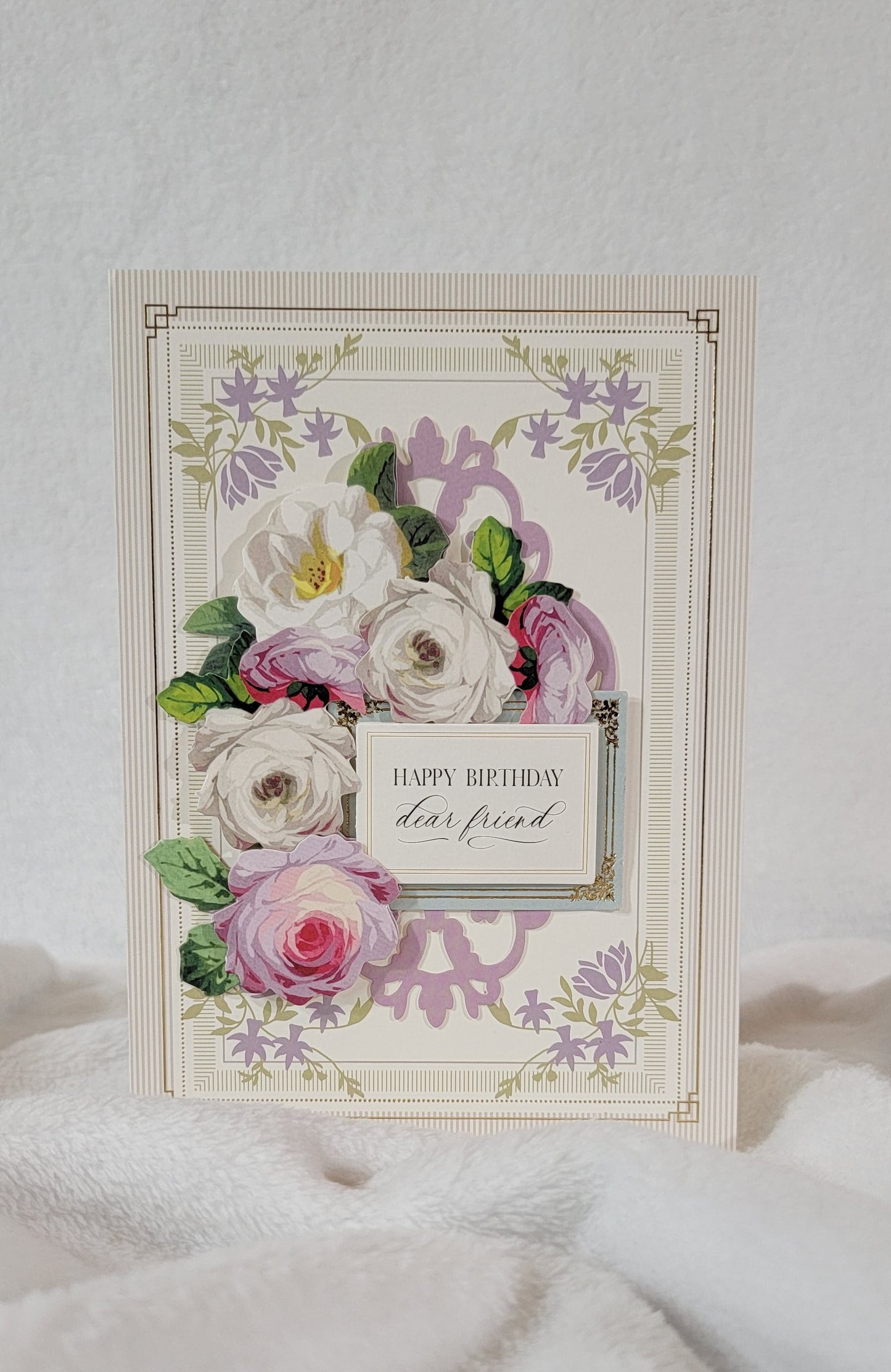 WISHING YOU THE HAPPIEST BIRTHDAY GREETING CARD/ 4 Styles