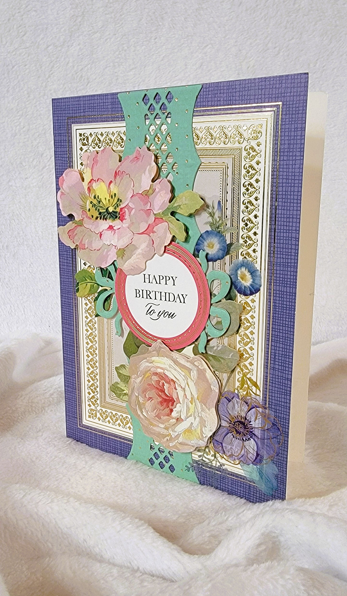 WISHING YOU THE HAPPIEST BIRTHDAY GREETING CARD/ 4 Styles