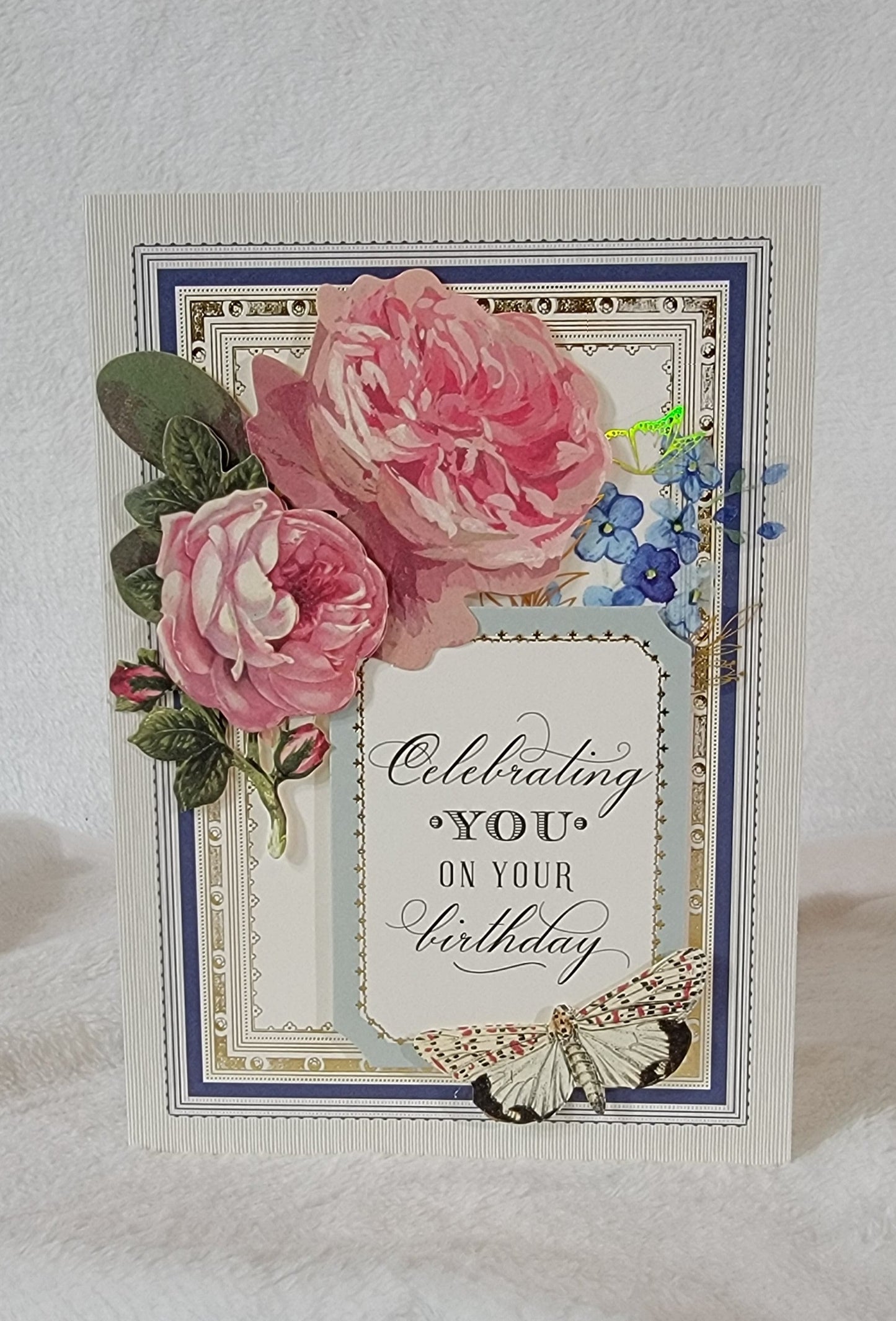 WISHING YOU THE HAPPIEST BIRTHDAY GREETING CARD/ 4 Styles