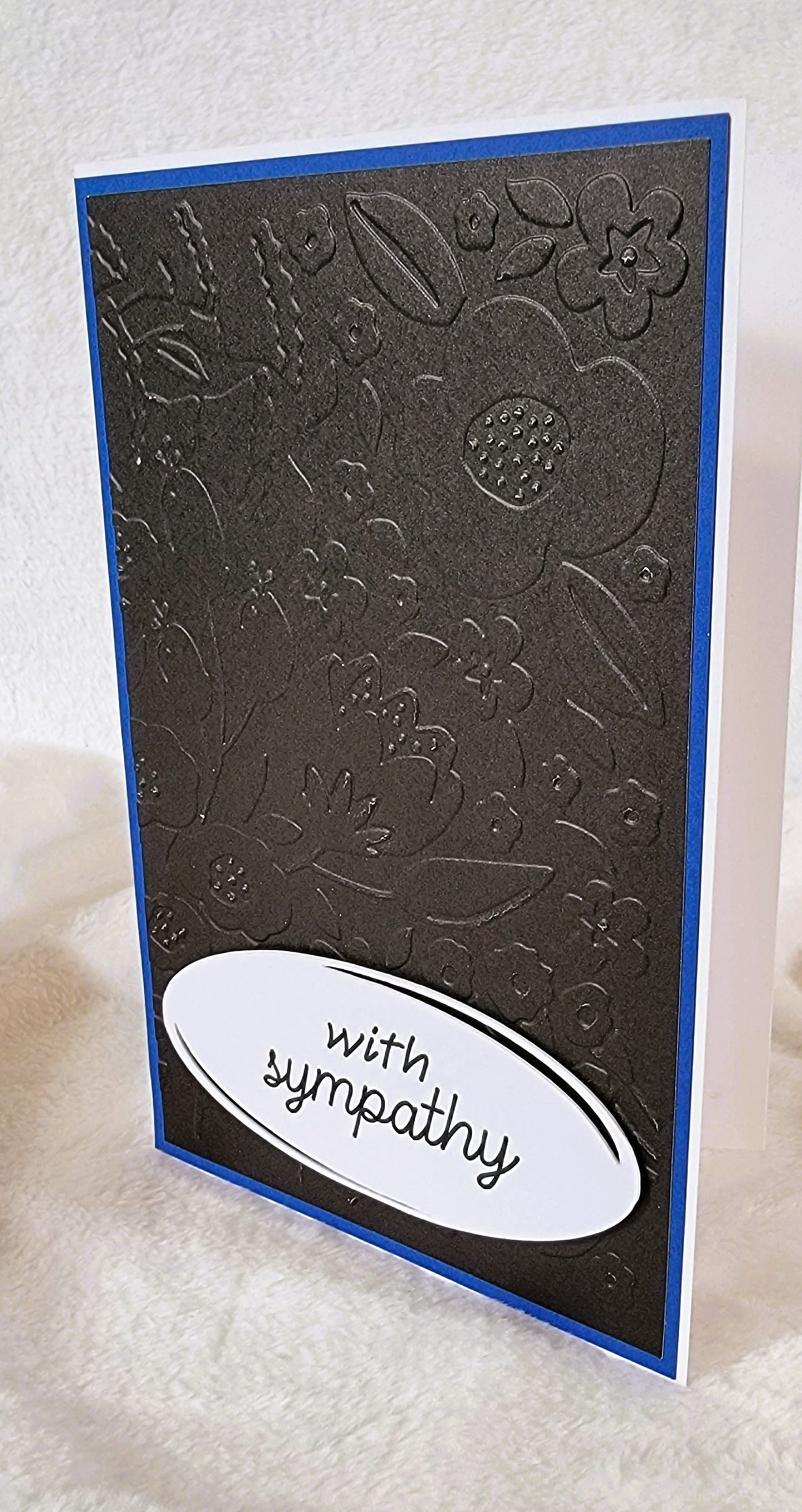 DEEPEST CONDOLENCES / WITH SYMPATHY GREETING CARD